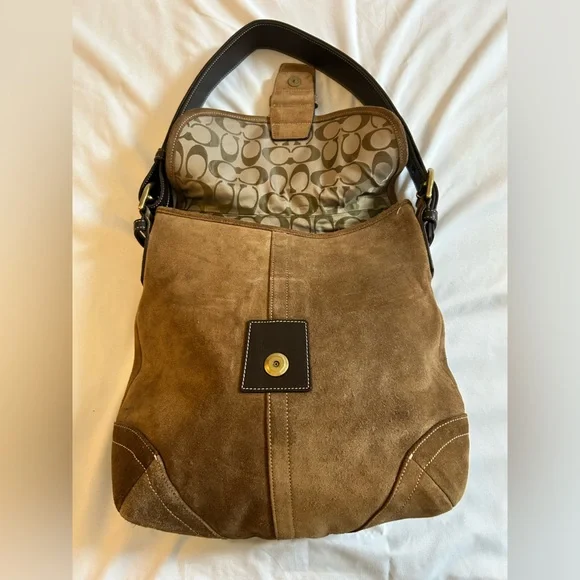 Coach Suede Soho Bag - Picture 8 of 13